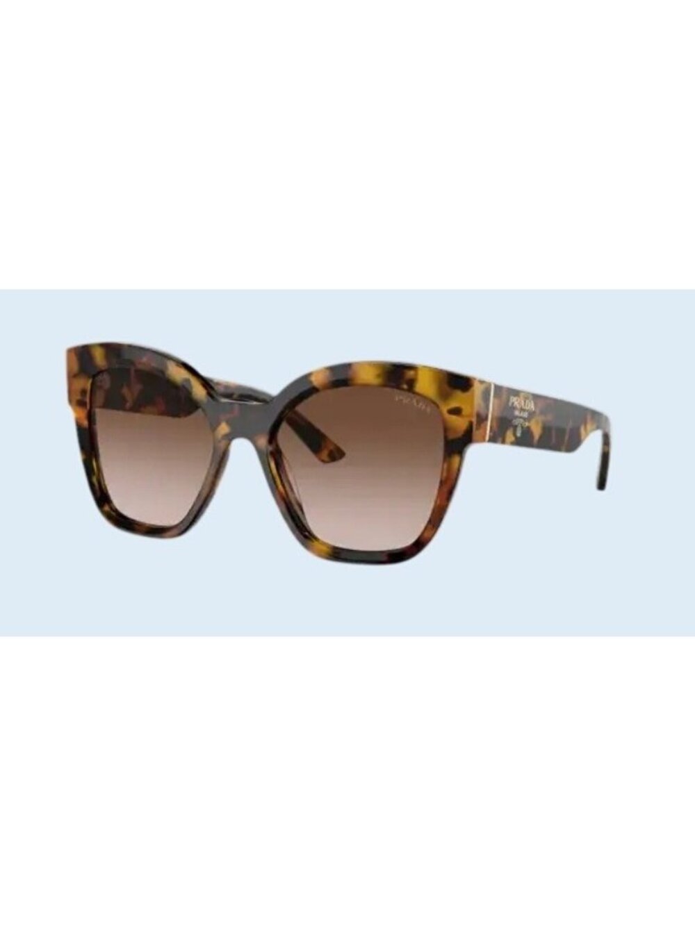 PRADA PR 17ZS Square Honey Tortoise sunglasses